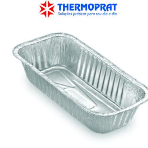 Marmita Bandeja de Alumínio Bolo Inglês Thermoprat 600ml sem tampa